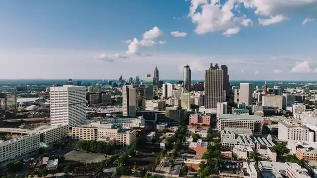 Atlanta, Georgia: the downtown skyline
