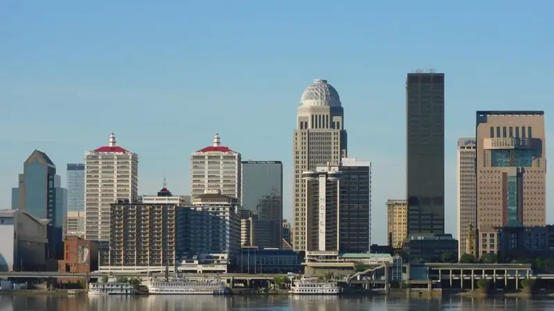 Lexington, Kentucky: the downtown skyline