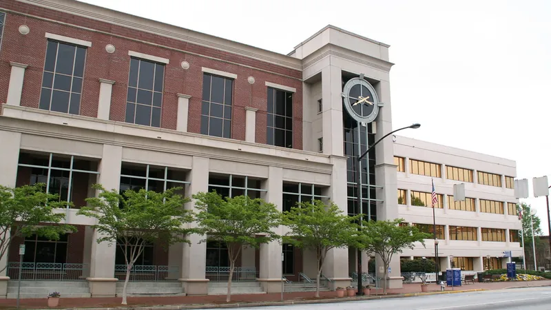 Marietta, Georgia: the Cobb County Courthouse