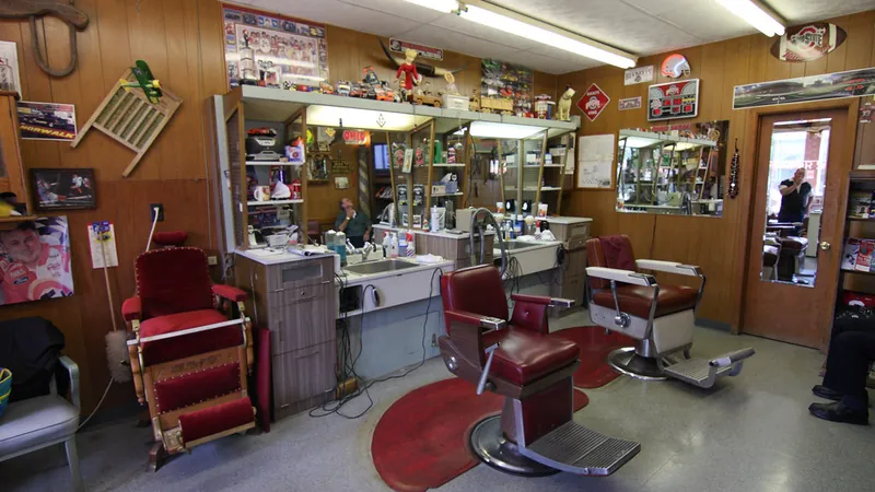 A neighbourhood barber shop